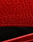 Calfskin Mini Dionysus Chain Wallet Hibiscus Red
