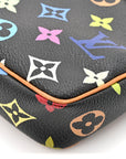 Monogram Multicolor Pochette Accessories Black