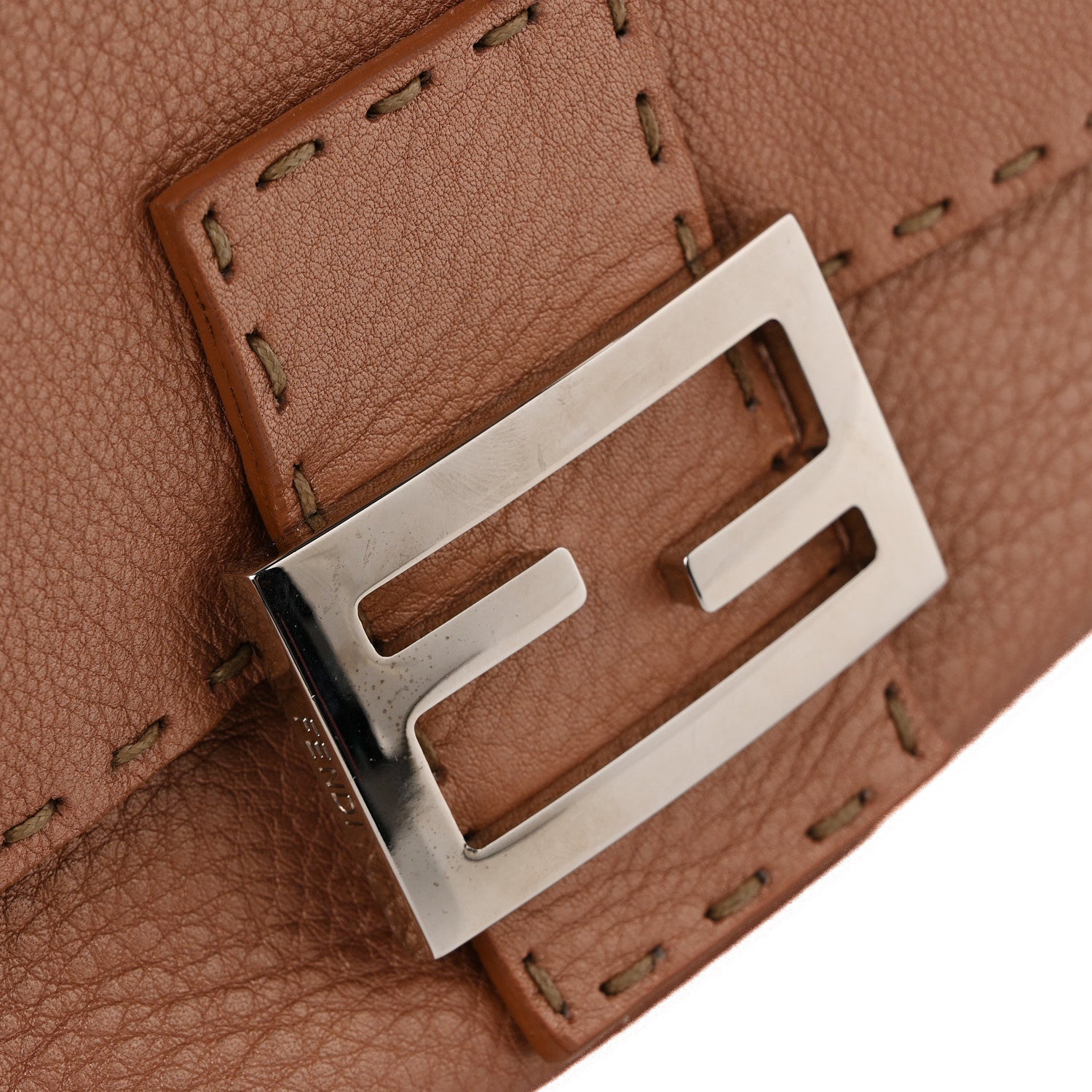 Calfskin Romano Selleria Mini Mama Baguette Bois De Rose