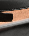 Velvet Skipper Crystal GG Monogram Small Dionysus Shoulder Bag Black Black Diamond