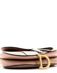 Grained Calfskin Saddle Bag Blush