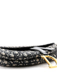 Oblique Saddle Bag Blue