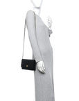 Caviar Quilted CC Turnlock Wallet On Chain WOC Black