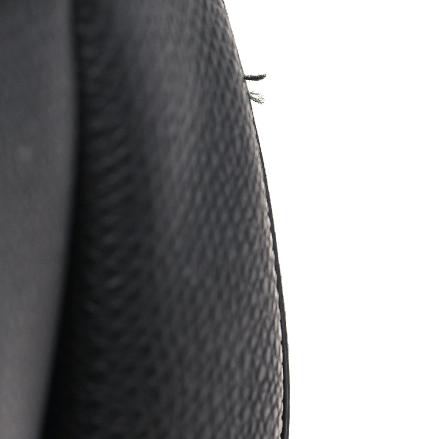 Grained Calfskin Saddle Bag Black