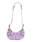 Agneau Arena Le Cagole Shoulder Bag XS Lilac