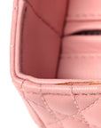 Lambskin Cannage Medium Lady D1OR Light Pink