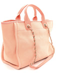 Mixed Fibers Small Deauville Tote Pink