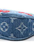 LV X TM Monogram Denim Cerises Pochette Accessories Blue