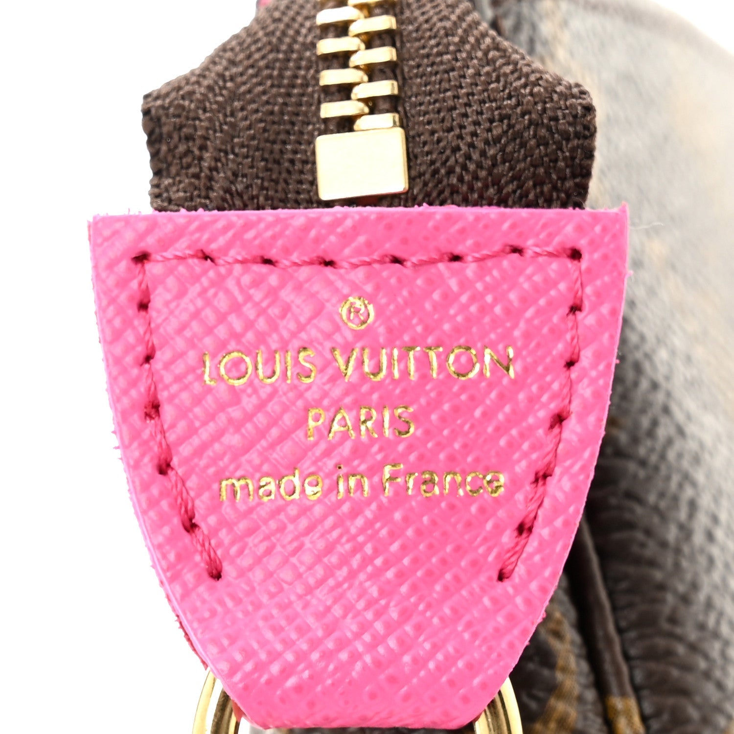 Monogram 2022 Christmas Animation Seoul Mini Pochette Accessories Fuchsia