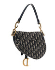 Oblique Saddle Bag Blue