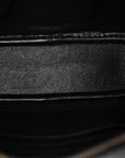 Grain De Poudre Matelasse Monochrome Monogram Mini Lou Camera Bag Black