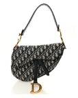 Oblique Saddle Bag Blue