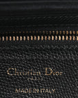 Grained Calfskin Saddle Bag Black