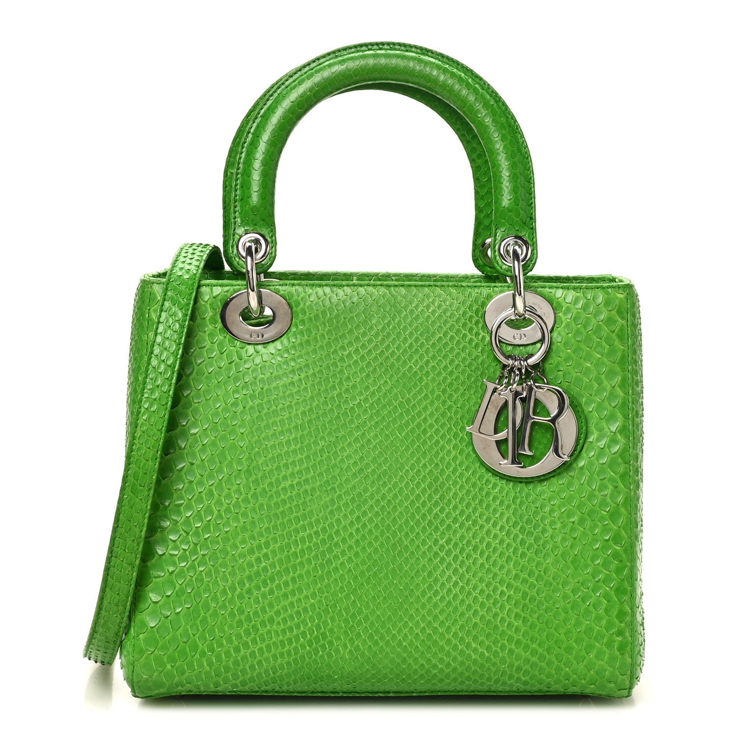 Snakeskin Medium Lady D1OR Green