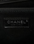 Mixed Fibers Small Deauville Bowling Bag Navy Blue