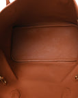 Monogram Calfskin Neo Neverfull Inside Out MM Tan