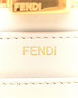 Vitello Seta Shiny Nappa Small Peekaboo I SEE U Satchel Wasabi White