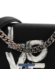 Canvas Printed Small Love Lola Bag Black