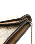GG Supreme Monogram Super Mini Dionysus Shoulder Bag Taupe