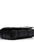 Nappa Maxi Intreccio Small Padded Cassette Crossbody Bag Black