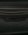 Snakeskin Smooth Calfskin Mini Tri-Color Luggage Fuchsia