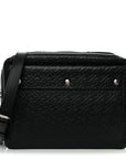 Calfskin Embossed TB Triple Stud Briefcase Black