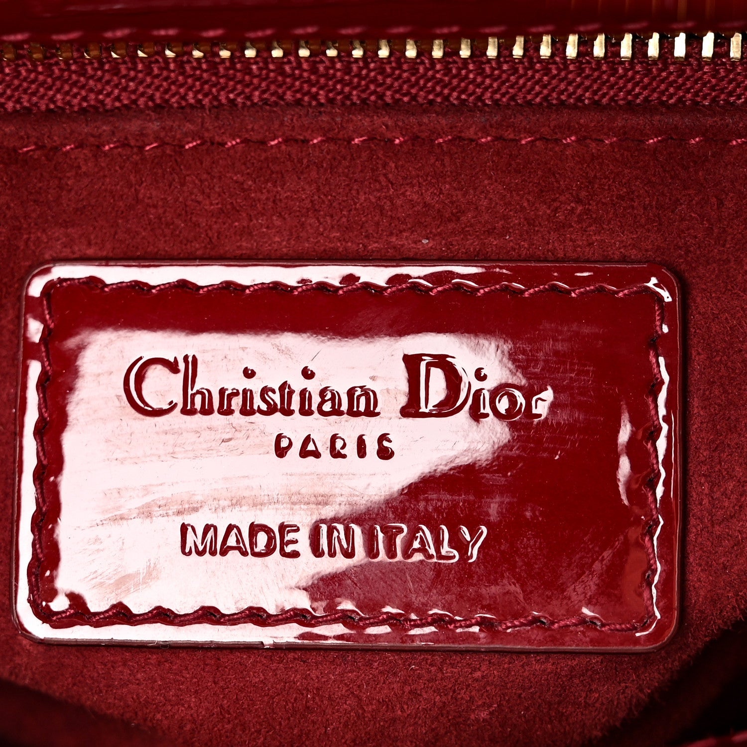 Patent Cannage Mini Lady D1OR Red