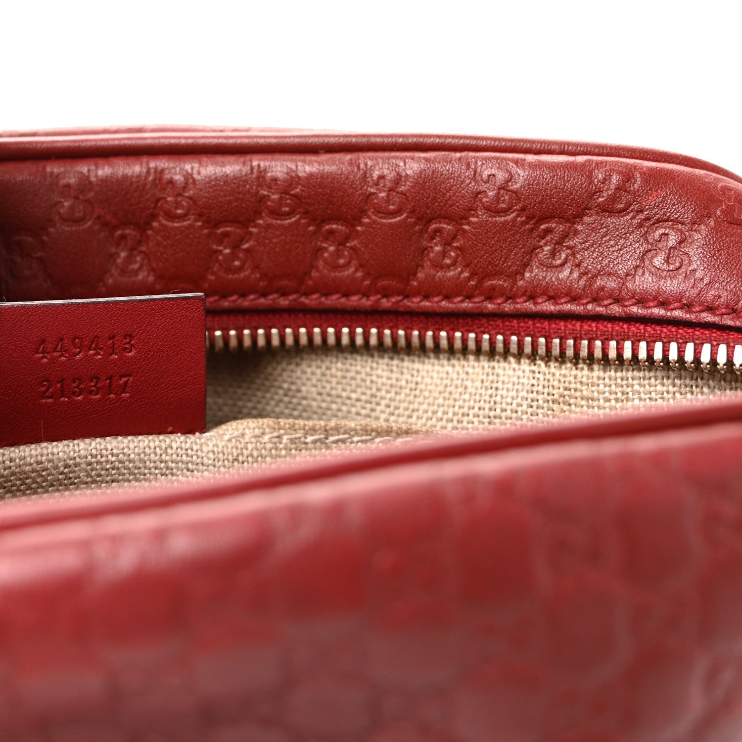 MicroGCCIssima Mini Bree Messenger Bag Red