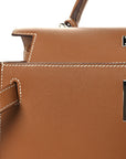 Madame Calfskin Kelly Sellier 28 Gold