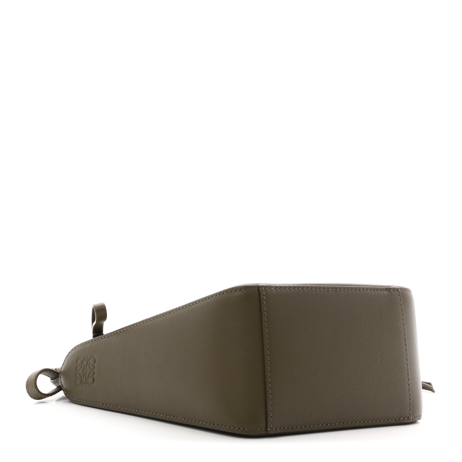 Calfskin Mini Hammock Hobo Vintage Khaki