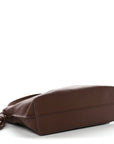 X SUNA FUJITA Nappa Flamenco Knot Clutch Havana
