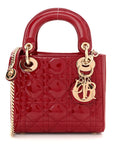 Patent Cannage Mini Lady D1OR Red