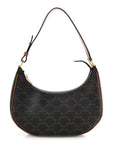 Triomphe Canvas Calfskin Ava Shoulder Bag Tan