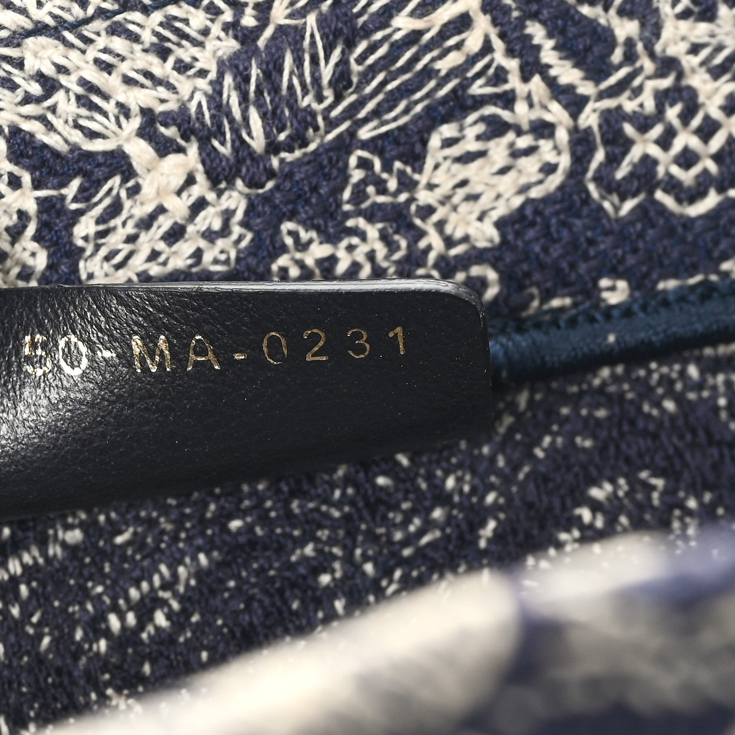 Canvas Embroidered Large D1ORiviera Toile De Jouy Reverse Book Tote Blue