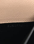 Grain De Poudre Monogram Uptown Chain Wallet Dark Beige