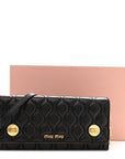 Nappa Padded Wallet On Chain Black