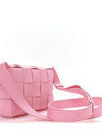 Lambskin Maxi Intrecciato Small Cassette Crossbody Bag Ribbon