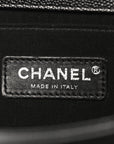 Caviar Quilted Medium Boy Flap Black