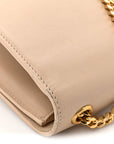Smooth Calfskin Medium Classic Monogram Kate Tassel Satchel Nude Powder