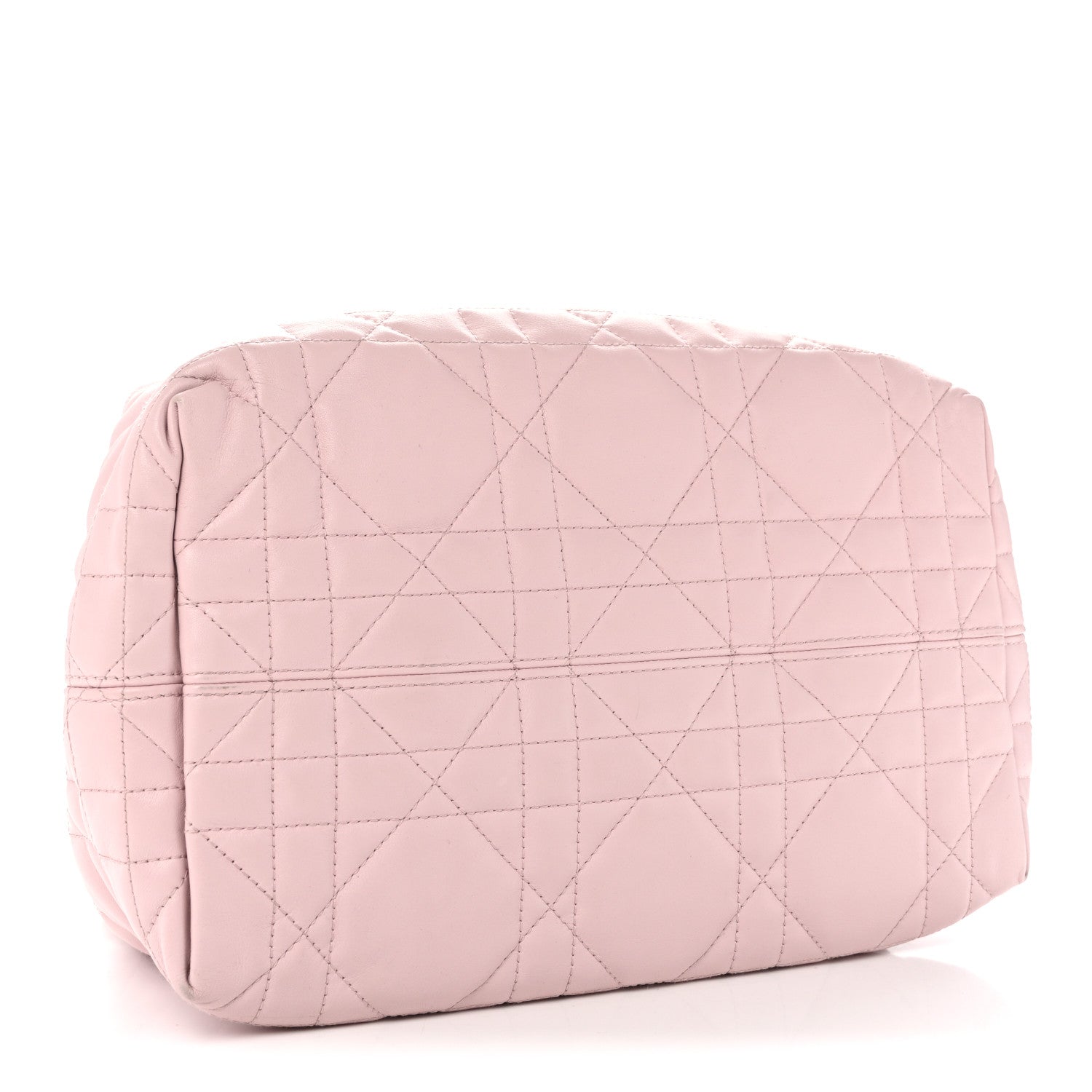 Calfskin Macrocannage Medium Toujours Powder Pink