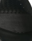 Nappa Intrecciato Medium Andiamo Shoulder Bag Black