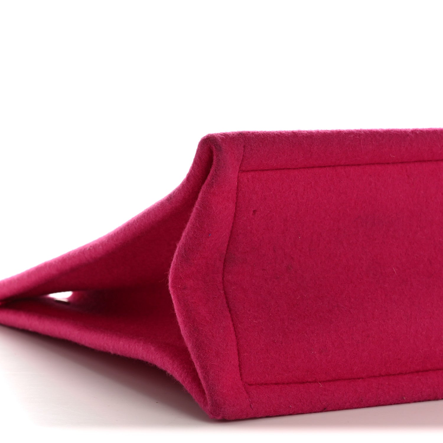 Wool Rive Gauche Tote Fuchsia