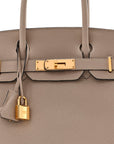 Togo Birkin 30  Gris Tourterelle