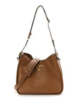 Vitello Daino Hobo Messenger Bag Caramel