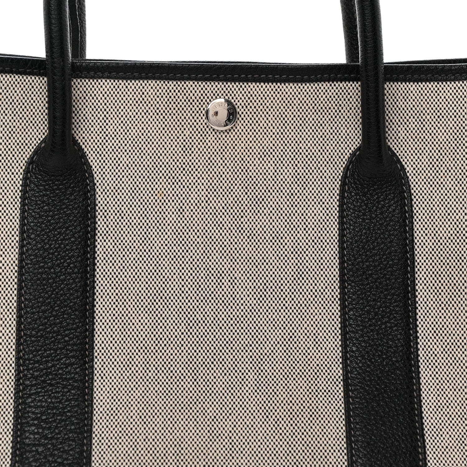 Toile Buffle Skipper Garden Party 36 MM Tote Black