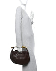 Nappa Intrecciato Sardine Bag Bitter Chocolate