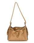 Braided Raffia Calfskin Quilted Mini CHNL 25 Handbag Beige Black