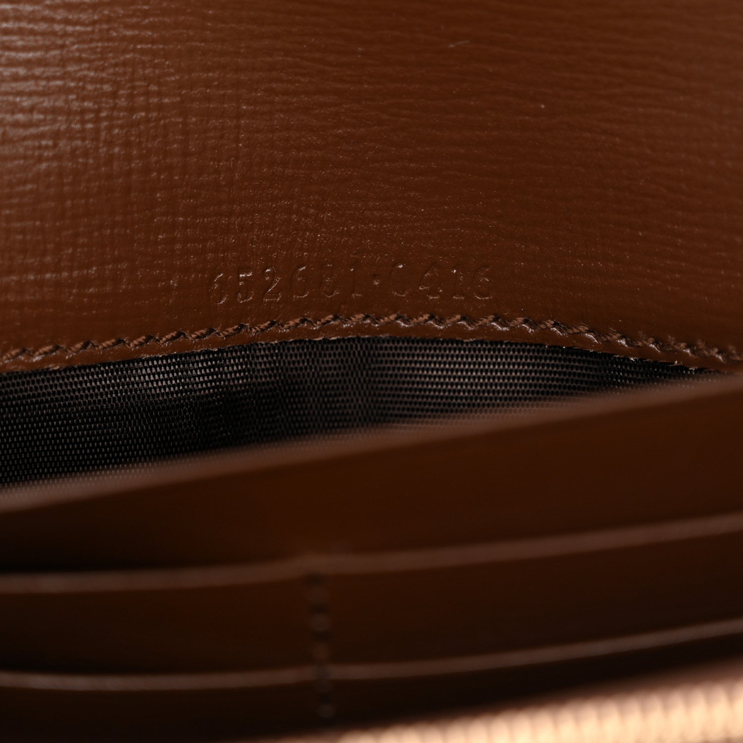 GG Supreme Monogram Azalea Calfskin Web Jackie 1961 Chain Wallet Beige Ebony Brown Sugar