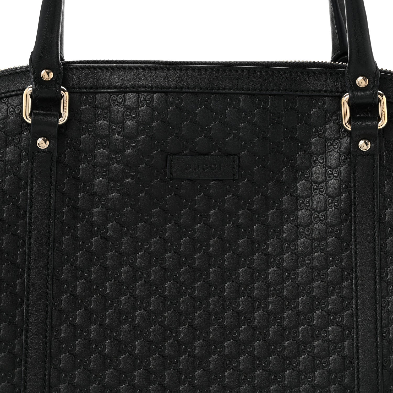 Soft MicroGCCIssima Dome Satchel Black