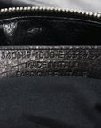 Agneau Classic Silver Hardware Weekender Black